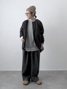 alt=“40代ファッション｜今着たい秋冬コーデ満載！大人女子の最新スタッフ厳選スタイリング集"