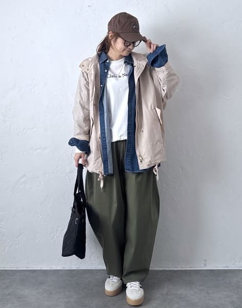 40代の春レイヤードコーデ5選｜重ね着で作る大人カジュアルスタイル術