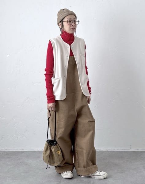 大人世代の春コーデにちょうどいい｜テレコトップス着回し術【40代50代60代】