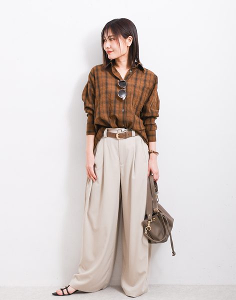 軽やかな大人の春コーディネートへの道！上品さと、ほどい甘さがポイント