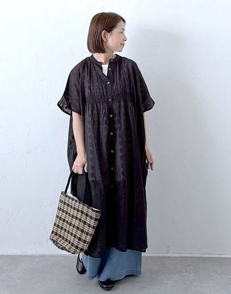【40代・50代】夏の透け感コーデ5選｜シアー・メッシュで作るこなれ大人スタイル