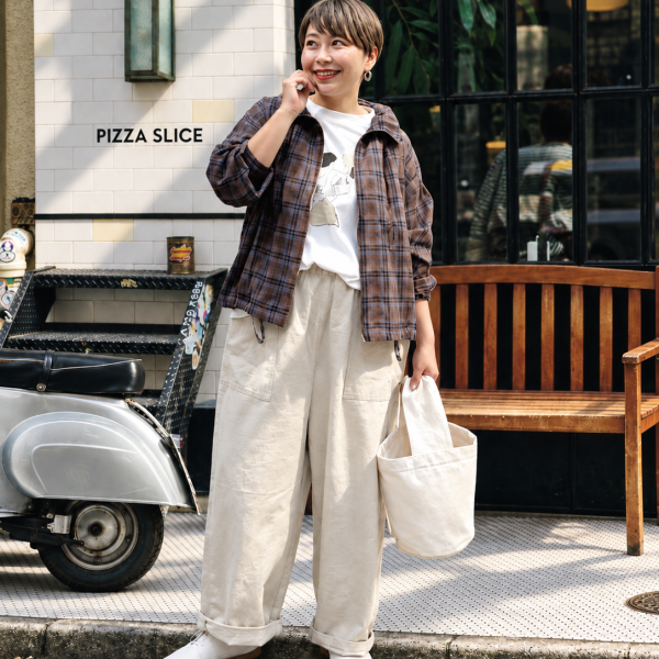 【50代】30度超えの残暑もOK！チェック柄で作る秋の大人可愛いコーデ5選